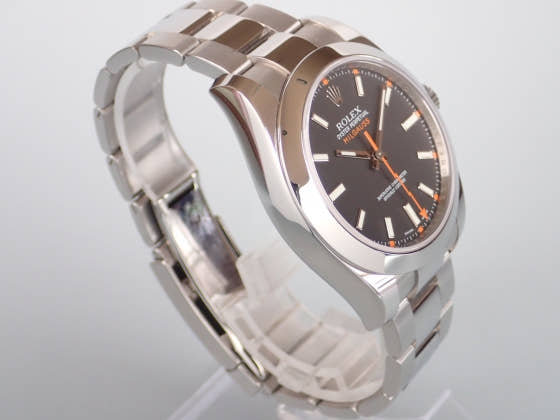 ロレックス ミルガウス Ref.116400 ブラック文字盤 中古 milgauss