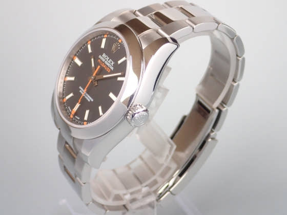 ロレックス ミルガウス Ref.116400 ブラック文字盤 中古 milgauss