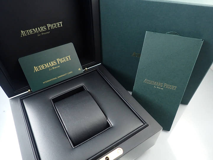 オーデマピゲ ミレネリー フロステッドゴールド フィロソフィーク Ref.77266BC.GG.A326CR.01 ホワイトゴールド ブルー文字盤