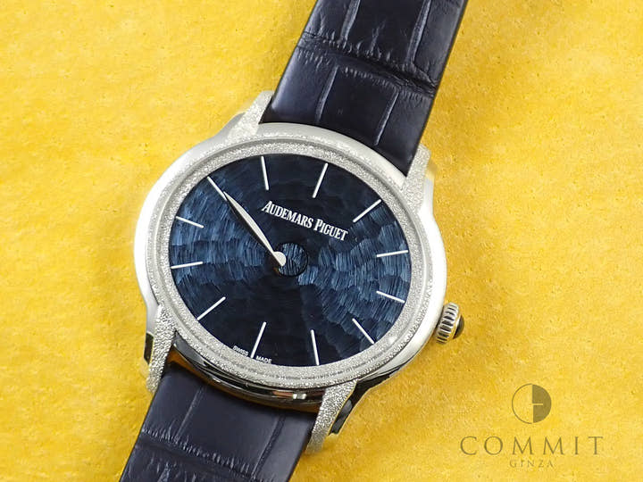 オーデマピゲ ミレネリー フロステッドゴールド フィロソフィーク Ref.77266BC.GG.A326CR.01 ホワイトゴールド ブルー文字盤