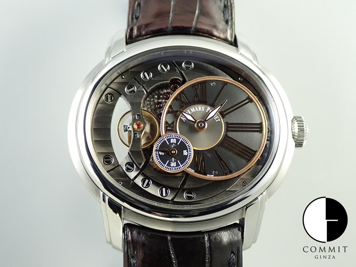 オーデマピゲ ミレネリー 4101 Ref.15350ST.OO.D002CR.01 ステンレススチール スケルトン文字盤