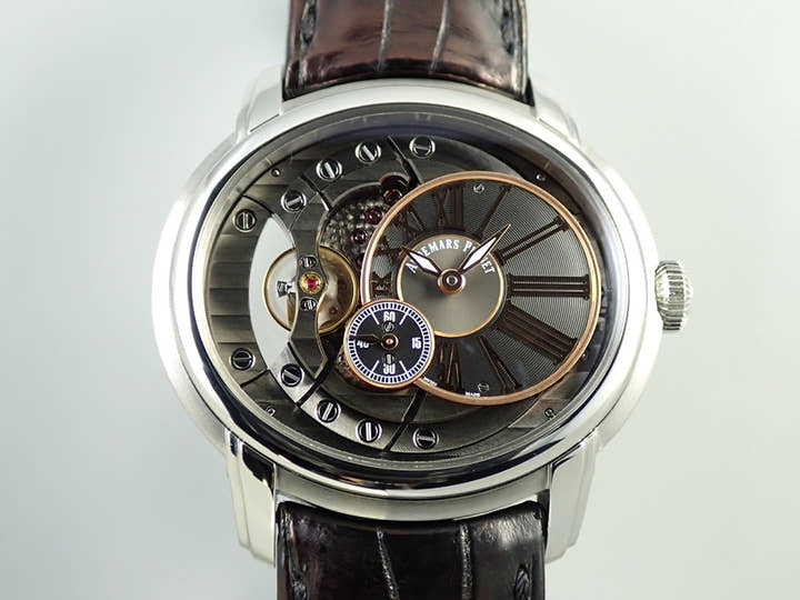 オーデマピゲ ミレネリー 4101 Ref.15350ST.OO.D002CR.01 ステンレススチール スケルトン文字盤