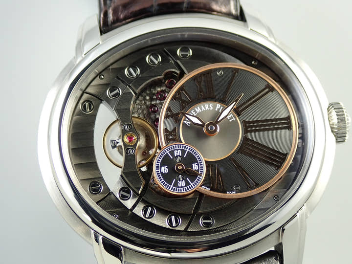 オーデマピゲ ミレネリー 4101 Ref.15350ST.OO.D002CR.01 ステンレススチール スケルトン文字盤