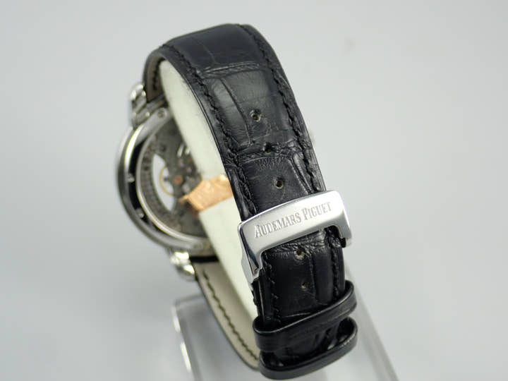 オーデマピゲ ミレネリー Ref.15350ST.OO.D002CR.01 スケルトン/ブラック文字盤 中古 millenary-3