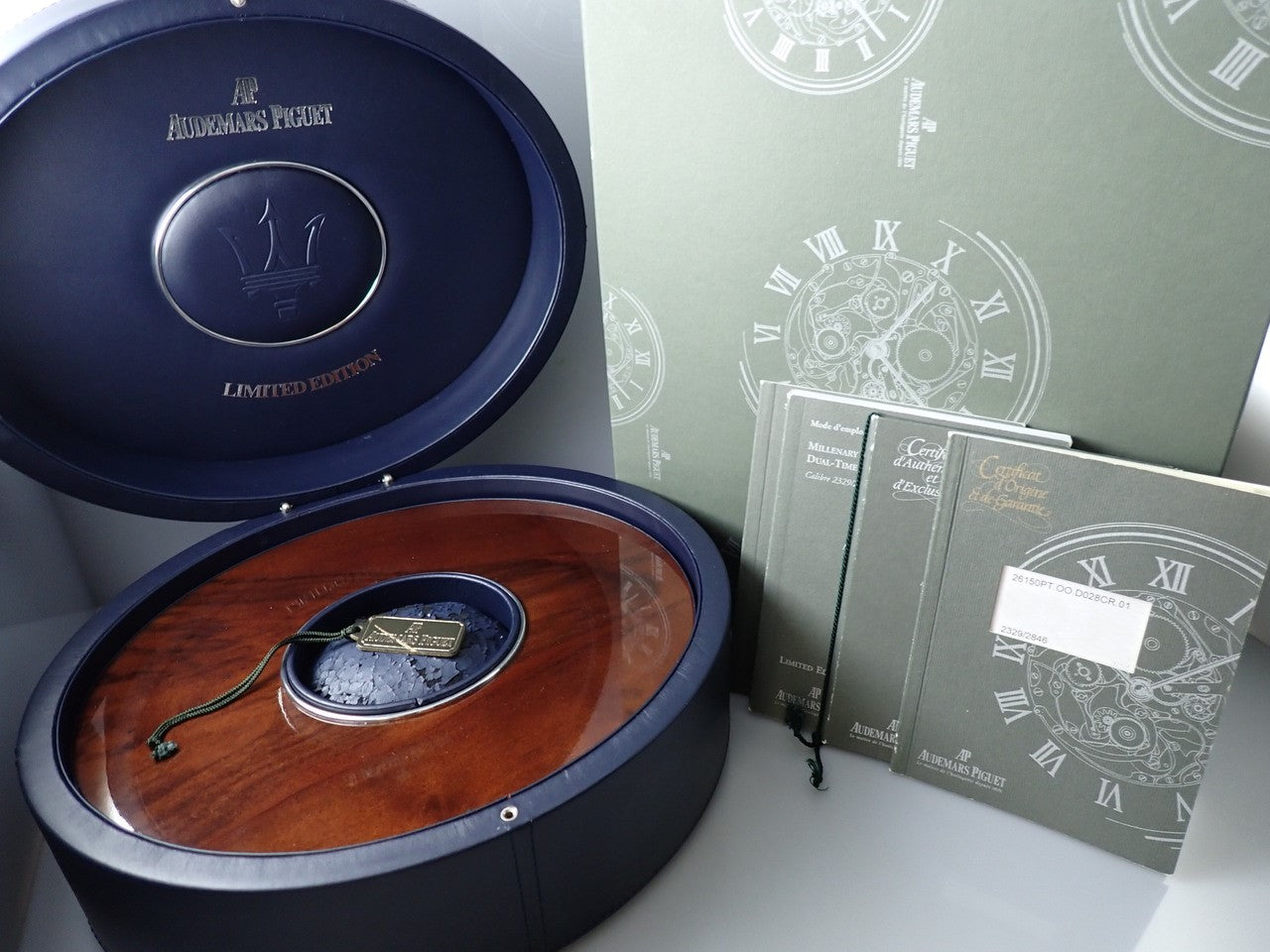 Audemars Piguet Millenary Maserati 90th Anniversary Model Ref. 26150PT.OO.D028CR.01 Platinum Silver Dial, Excellent Condition 56Y6MMMY