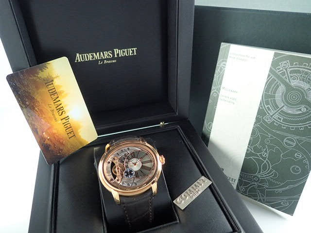 オーデマピゲ ミレネリー Ref.15350OR.OO.D093CR.01 チャコールグレー/シルバーカラー文字盤 中古 millenary