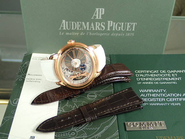 オーデマピゲ ミレネリー Ref.15350OR.OO.D093CR.01 チャコールグレー/シルバーカラー文字盤 中古 millennry-2