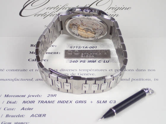 Patek Philippe Nautilus Ref.5712/1A Black and Blue Dial Used nautilus-10