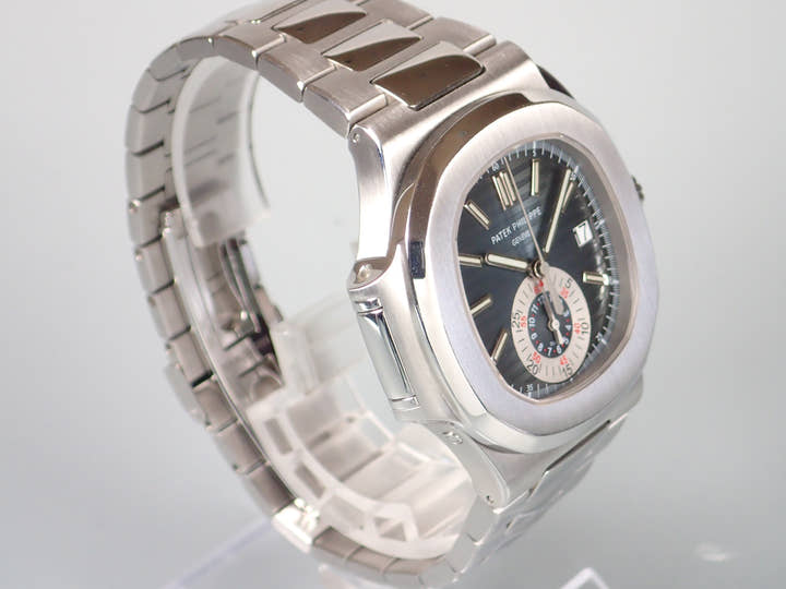 Patek Philippe Nautilus Ref.5980/1A Black and Blue Dial Used nautilus-14