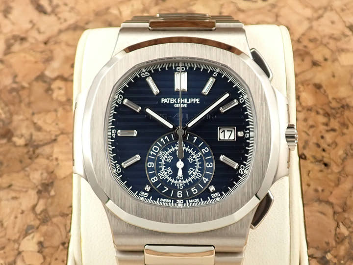 パテックフィリップ ノーチラス クロノグラフ 40周年記念 Ref.5976/1G-001 ホワイトゴールド ブルー・ソレイユ文字盤