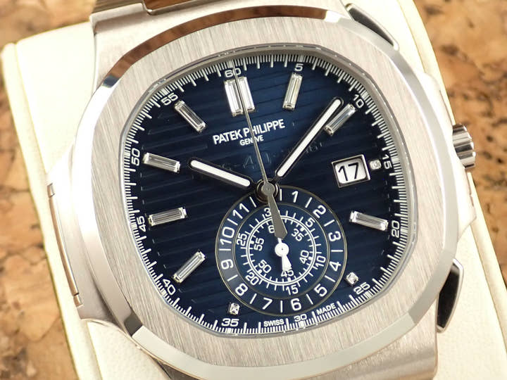 パテックフィリップ ノーチラス クロノグラフ 40周年記念 Ref.5976/1G-001 ホワイトゴールド ブルー・ソレイユ文字盤
