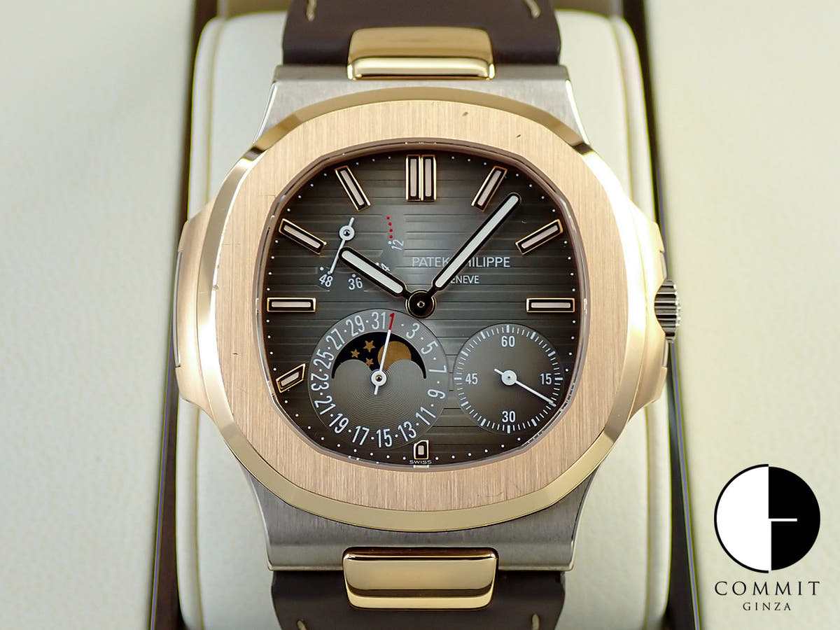パテックフィリップ ノーチラス プチコンプリケーション Ref.5712GR-001 ホワイトゴールド/ローズゴールド グレー文字盤