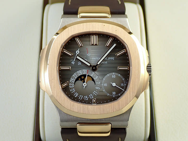 パテックフィリップ ノーチラス プチコンプリケーション Ref.5712GR-001 ホワイトゴールド/ローズゴールド グレー文字盤