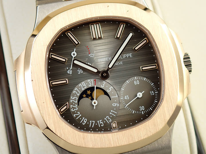 パテックフィリップ ノーチラス プチコンプリケーション Ref.5712GR-001 ホワイトゴールド/ローズゴールド グレー文字盤