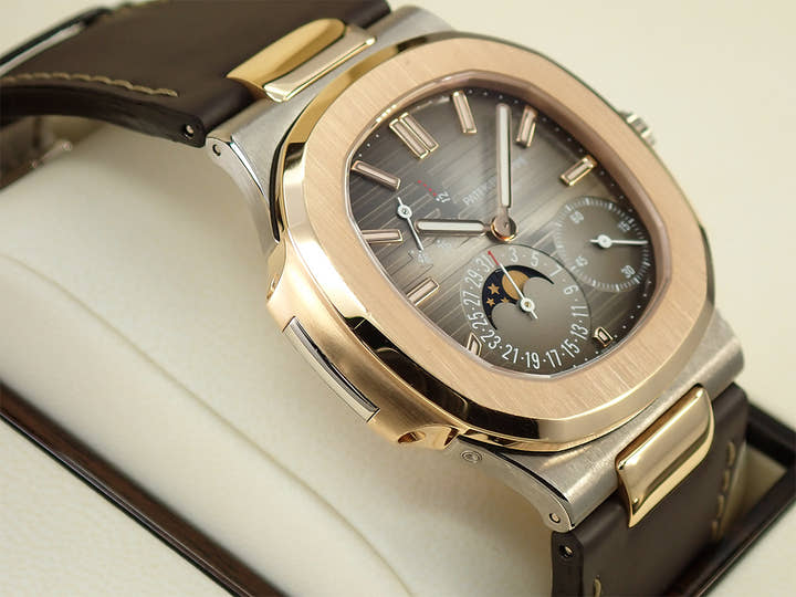 パテックフィリップ ノーチラス プチコンプリケーション Ref.5712GR-001 ホワイトゴールド/ローズゴールド グレー文字盤