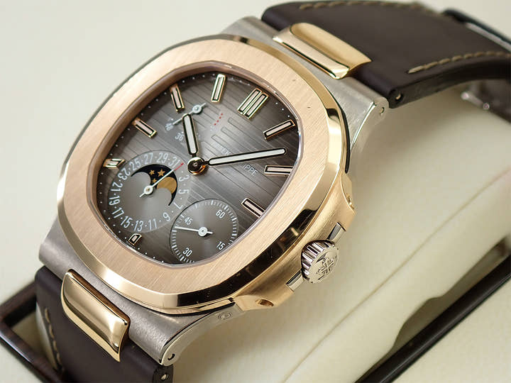 パテックフィリップ ノーチラス プチコンプリケーション Ref.5712GR-001 ホワイトゴールド/ローズゴールド グレー文字盤