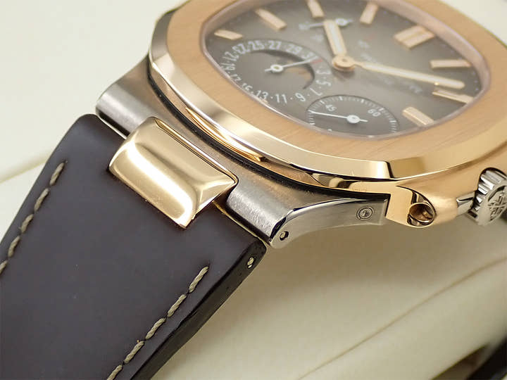 パテックフィリップ ノーチラス プチコンプリケーション Ref.5712GR-001 ホワイトゴールド/ローズゴールド グレー文字盤