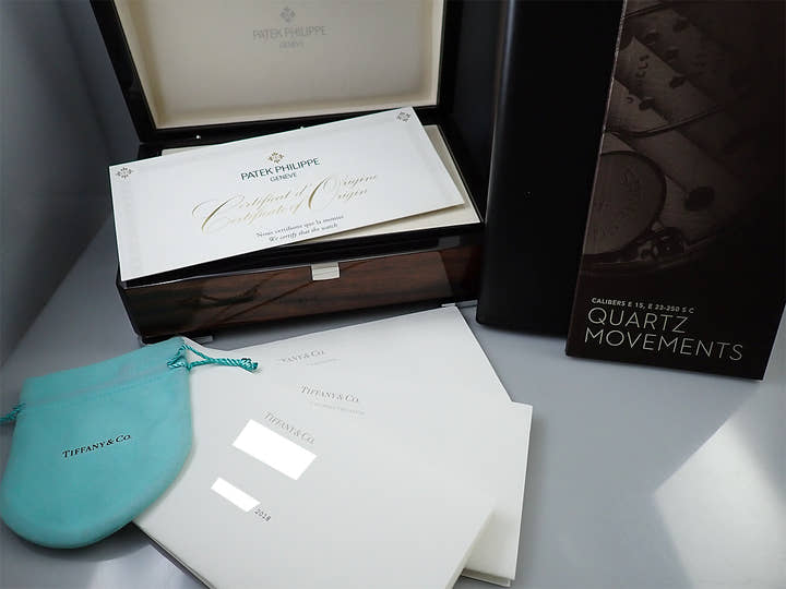 パテックフィリップ ノーチラス クォーツ TIFFANY&CO. Ref.7010R-012 ローズゴールド ゴールデン・ブラウン文字盤