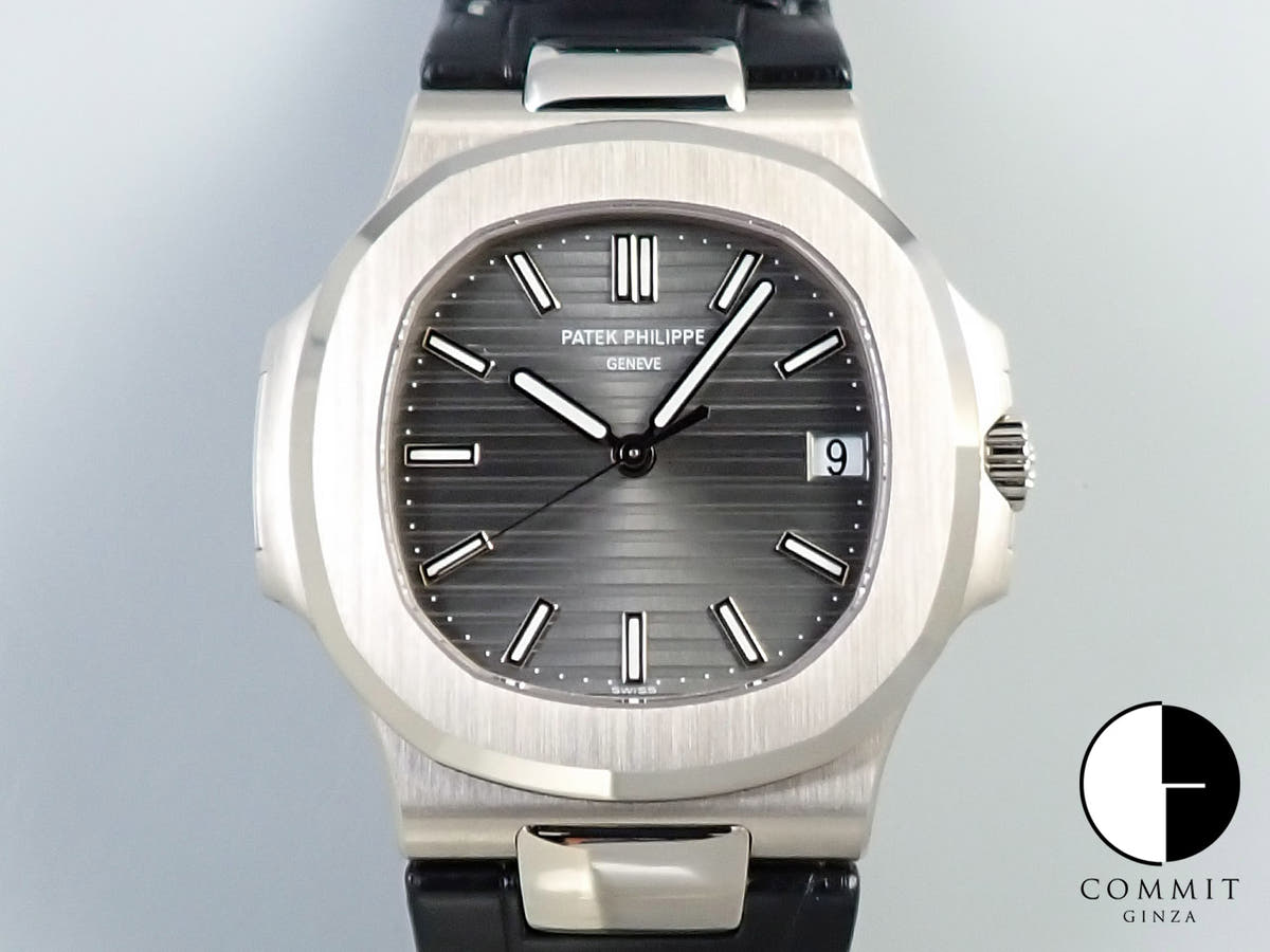 パテックフィリップ ノーチラス Ref.5711G-001 ホワイトゴールド グレー文字盤