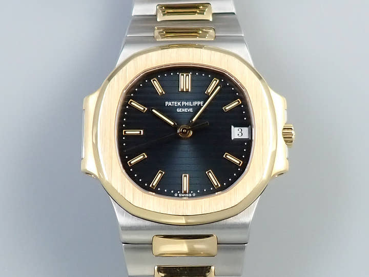 パテックフィリップ ノーチラス Ref.3800/1JA ステンレススチール/イエローゴールド ブルー文字盤