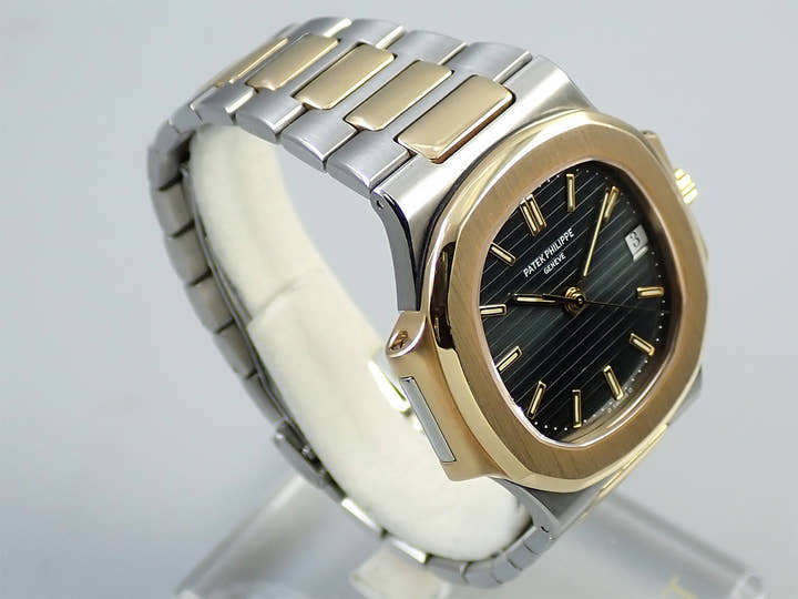 パテックフィリップ ノーチラス Ref.3800/1JA ステンレススチール/イエローゴールド ブルー文字盤