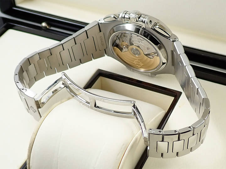 パテックフィリップ ノーチラス クロノグラフ Ref.5980/1A-014 ステンレススチール ブラック文字盤