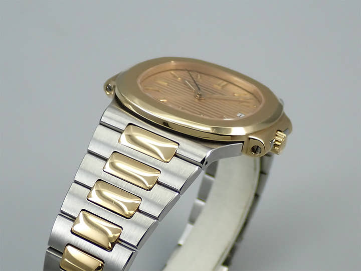 パテックフィリップ ノーチラス Ref.3800/1JA ステンレススチール/イエローゴールド シャンパン文字盤