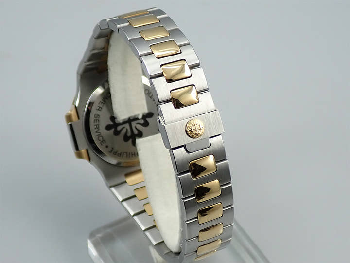 パテックフィリップ ノーチラス Ref.3800/1JA ステンレススチール/イエローゴールド シャンパン文字盤