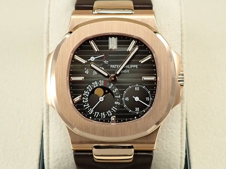 パテックフィリップ ノーチラス Ref.5712R-001 ローズゴールド ブラック ブラウン文字盤