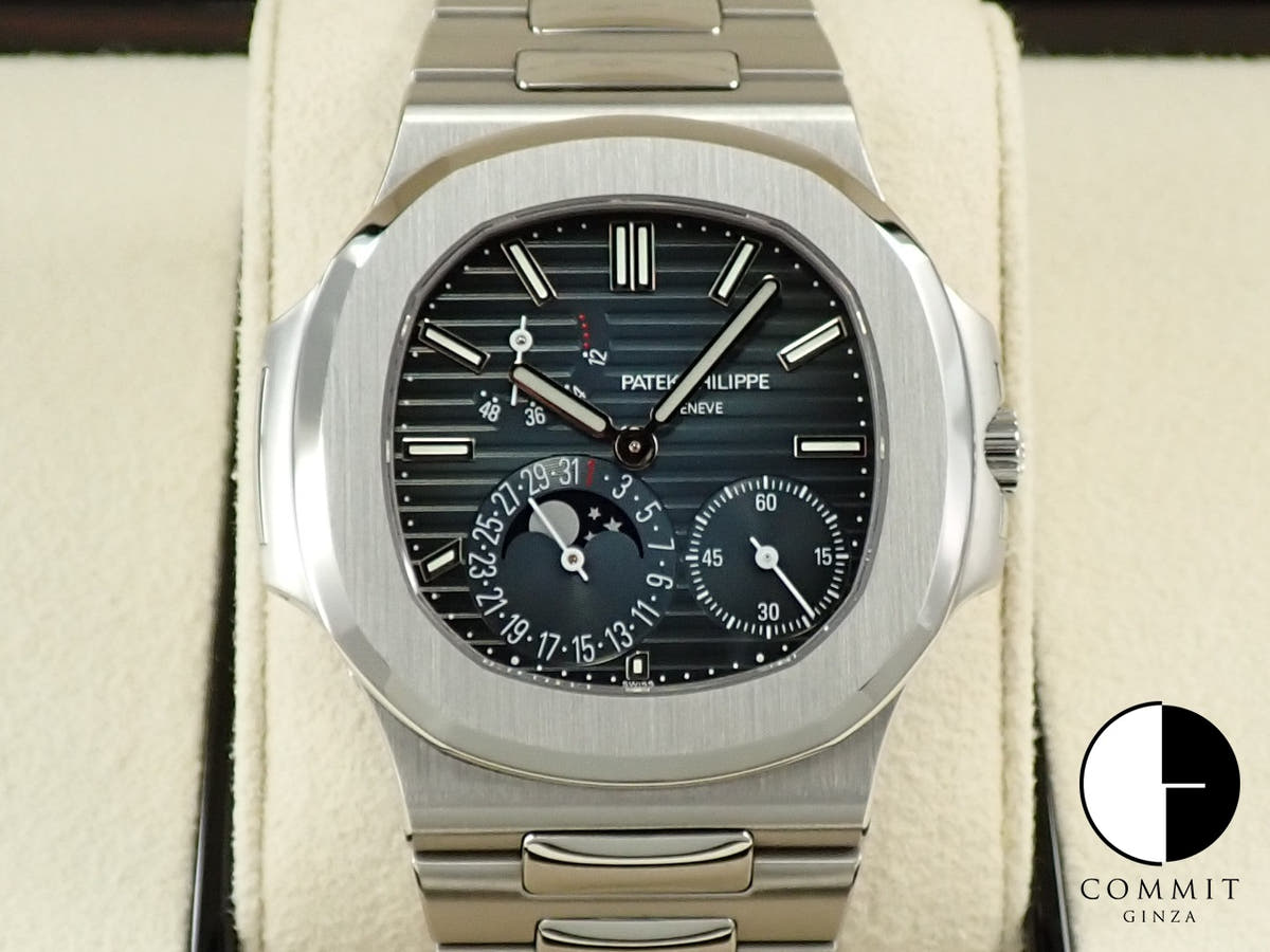 パテックフィリップ ノーチラス プチコンプリケーション Ref.5712/1A-001 ステンレススチール ブルー文字盤
