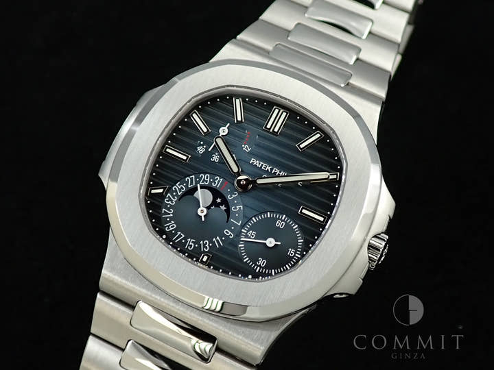 パテックフィリップ ノーチラス プチコンプリケーション Ref.5712/1A-001 ステンレススチール ブルー文字盤