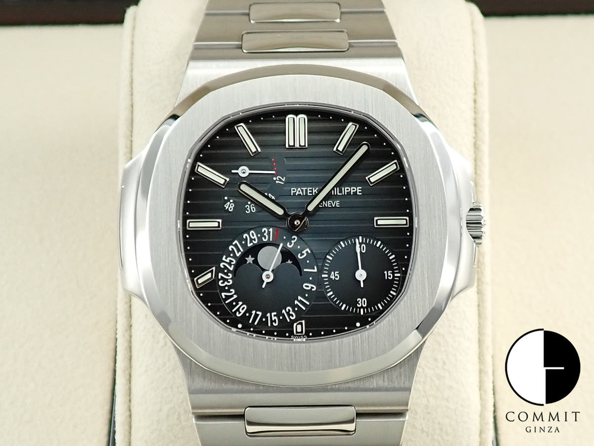 パテックフィリップ ノーチラス プチコンプリケーション Ref.5712/1A-001 ステンレススチール ブルー文字盤