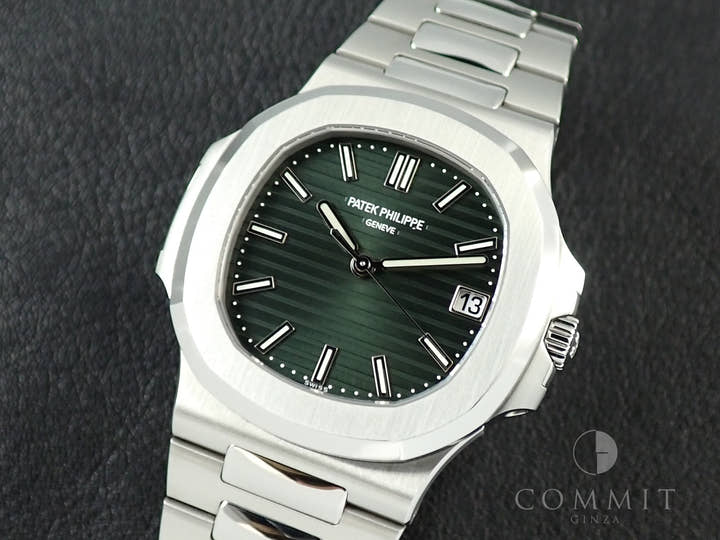 パテックフィリップ ノーチラス Ref.5711/1A-014 ステンレススチール グリーン文字盤