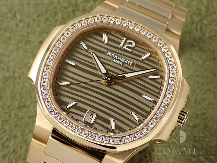 パテックフィリップ ノーチラス Ref.7118/1200R-010 ローズゴールド ゴールドオパーリン文字盤