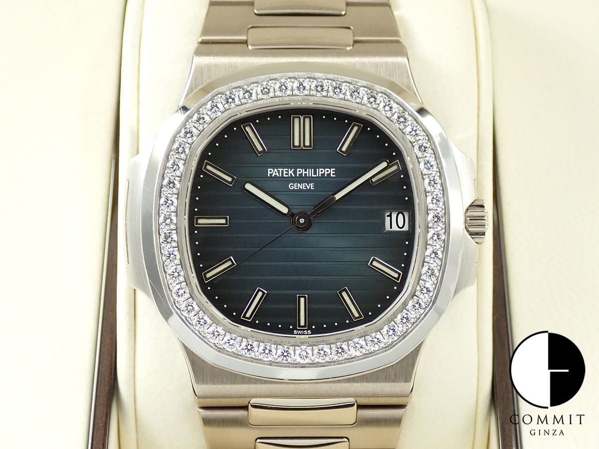 パテックフィリップ ノーチラス Ref.5713/1G-001 ホワイトゴールド ブルー文字盤