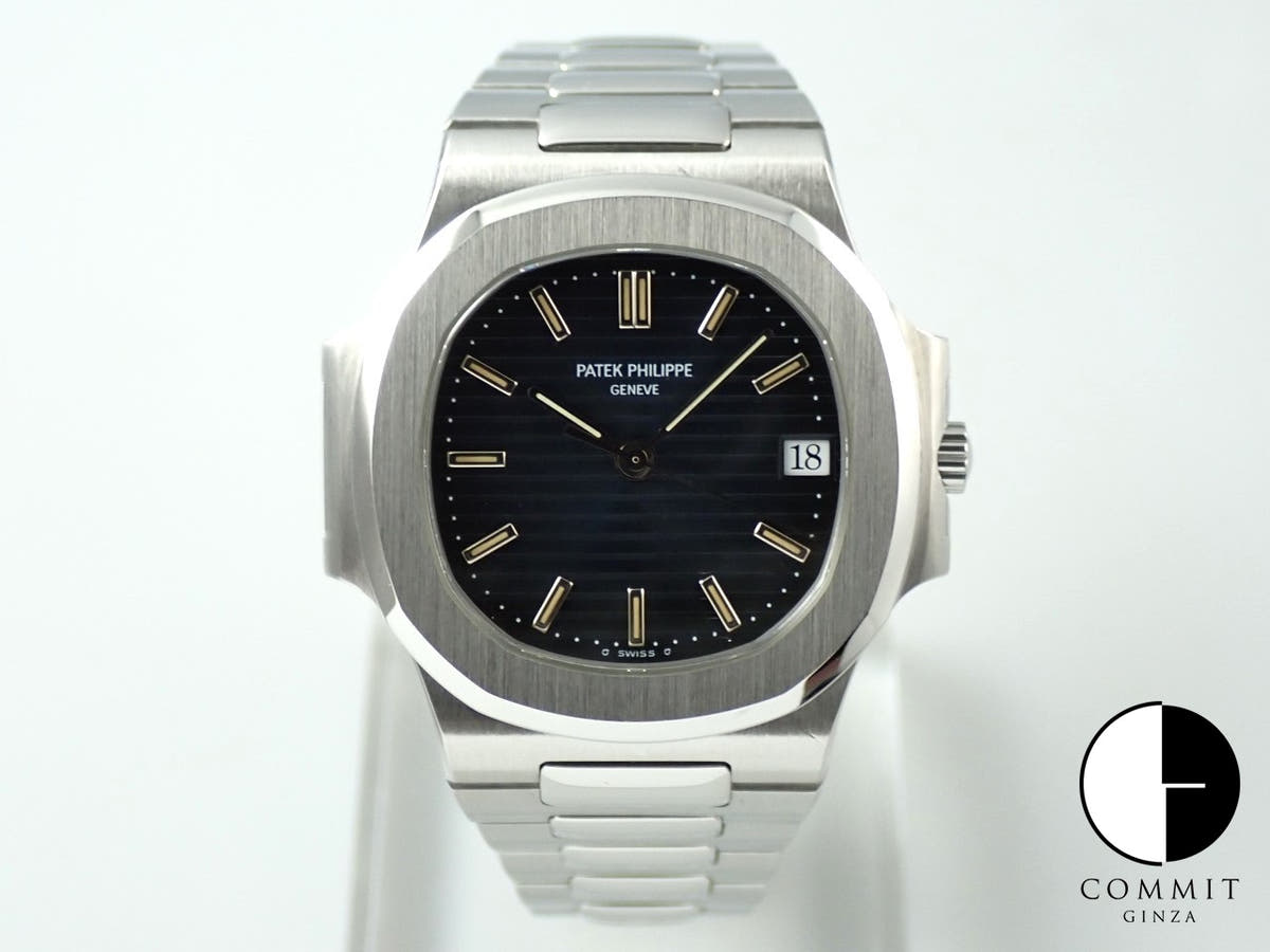 パテックフィリップ ノーチラス Ref.3800/001 ステンレススチール ブルー文字盤