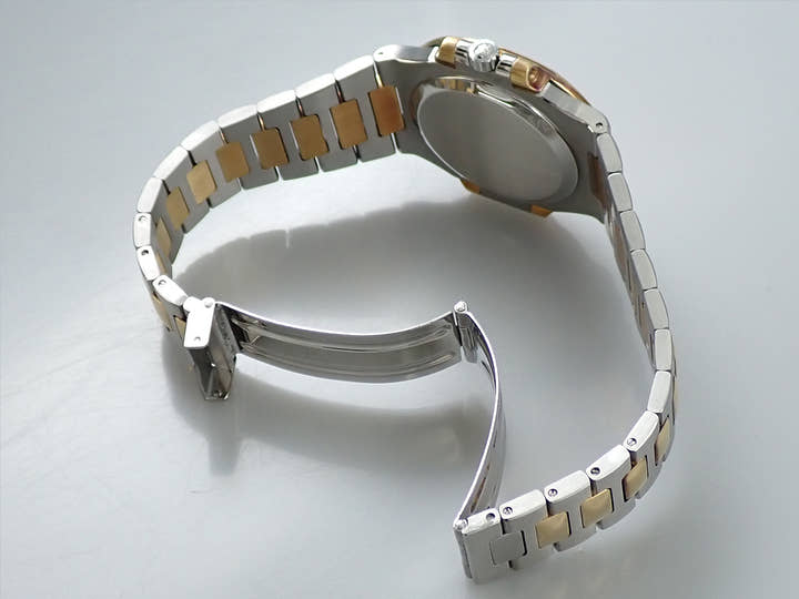 パテックフィリップ ノーチラス Ref.3800/1JA ステンレススチール/イエローゴールド シャンパン文字盤