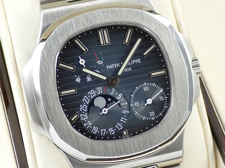 パテックフィリップ ノーチラス プチコンプリケーション Ref.5712/1A-001 ステンレススチール ブルー文字盤