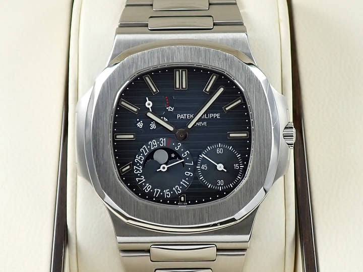 パテックフィリップ ノーチラス プチコンプリケーション Ref.5712/1A-001 ステンレススチール ブルー文字盤