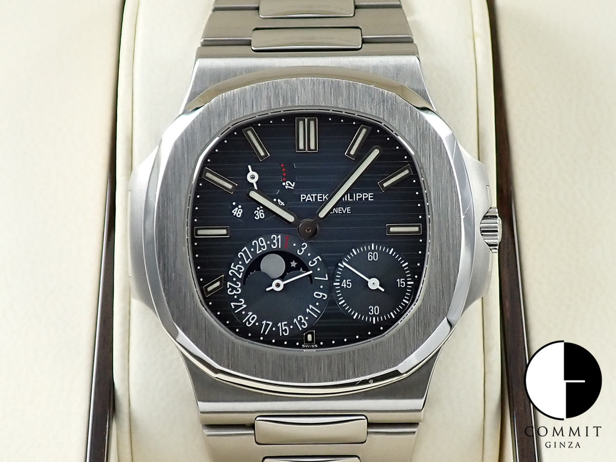 パテックフィリップ ノーチラス プチコンプリケーション Ref.5712/1A-001 ステンレススチール ブルー文字盤