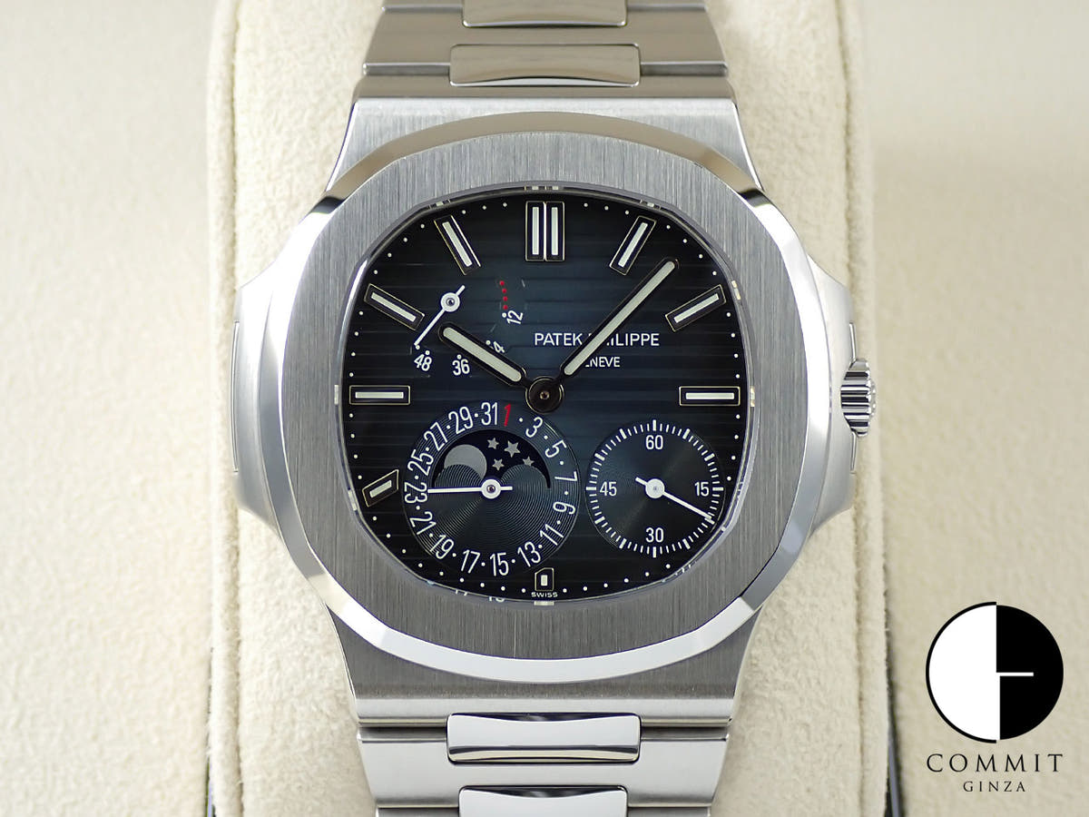 パテックフィリップ ノーチラス プチコンプリケーション Ref.5712/1A-001 ステンレススチール ブルー文字盤