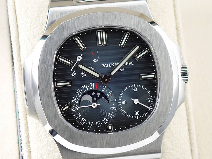 パテックフィリップ ノーチラス プチコンプリケーション Ref.5712/1A-001 ステンレススチール ブルー文字盤