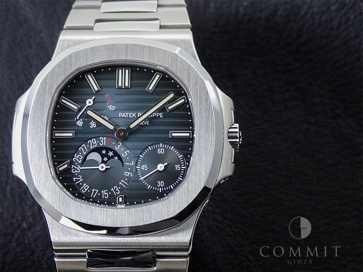 パテックフィリップ ノーチラス プチコンプリケーション Ref.5712/1A-001 ステンレススチール ブルー文字盤