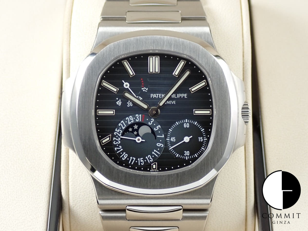 パテックフィリップ ノーチラス プチコンプリケーション Ref.5712/1A-001 ステンレススチール ブルー文字盤