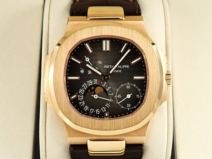 パテックフィリップ ノーチラス Ref.5712R-001 ローズゴールド ブラック ブラウン文字盤