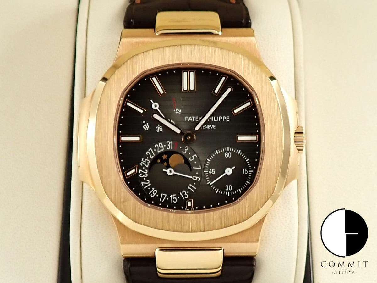 パテックフィリップ ノーチラス Ref.5712R-001 ローズゴールド ブラック ブラウン文字盤