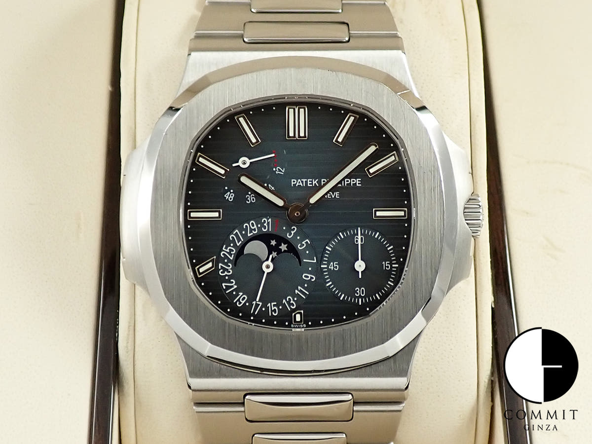 パテックフィリップ ノーチラス プチコンプリケーション Ref.5712/1A-001 ステンレススチール ブルー文字盤