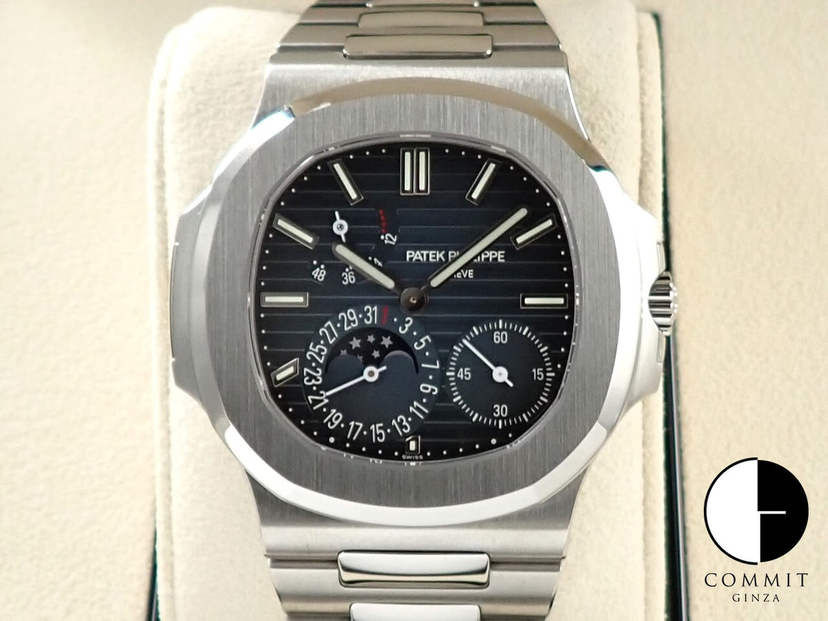 パテックフィリップ ノーチラス プチコンプリケーション Ref.5712/1A-001 ステンレススチール ブルー文字盤