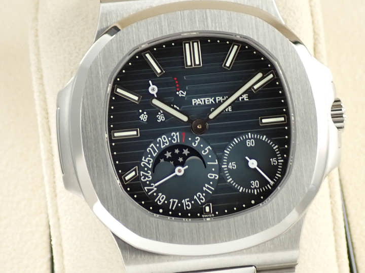 パテックフィリップ ノーチラス プチコンプリケーション Ref.5712/1A-001 ステンレススチール ブルー文字盤