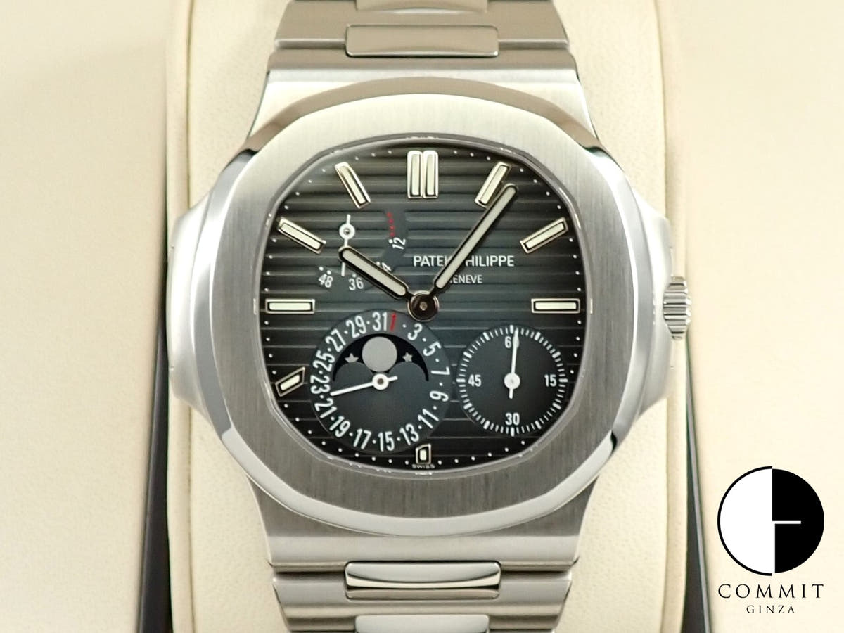 パテックフィリップ ノーチラス プチコンプリケーション Ref.5712/1A-001 ステンレススチール ブルー文字盤